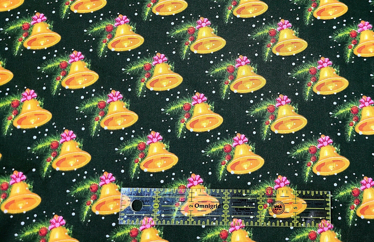 Quilting Cotton Jingle All The Way Christmas Print