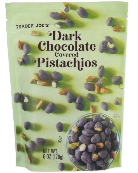 Traders Joe's Dark Chocolate Covered Pistachios