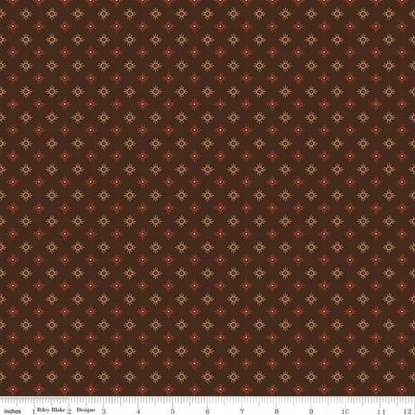 Cotton Fabric John Wayne American West Sun Brown 43/44"