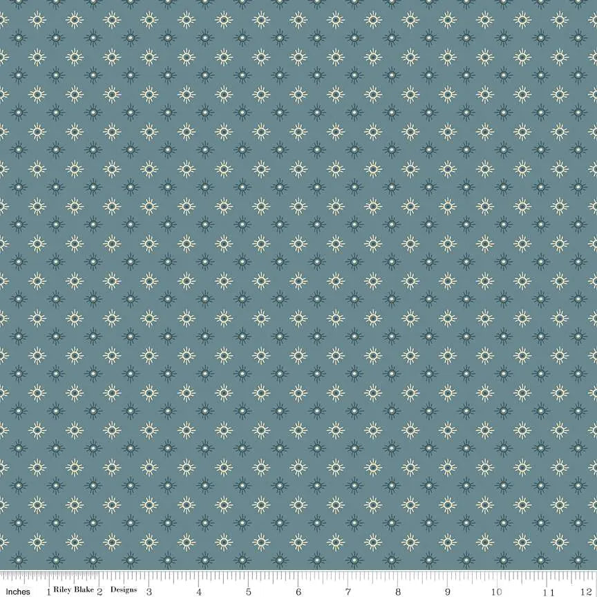 Cotton Print John Wayne American West Sun Denim Fabric