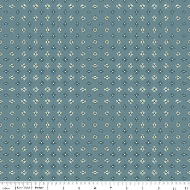 Cotton Print John Wayne American West Sun Denim Fabric