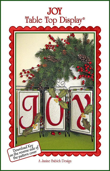 Machine Embroidery Joy Table Top Display Pattern
