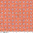 Cotton Print Juju's Petals Calico Orange 43/44" Fabric
