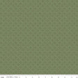 Cotton Print Juju's Petals Dots Green Fabric 43/44"