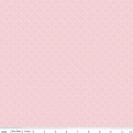Pink Cotton Juju's Petals Dots Fabric 43/44"