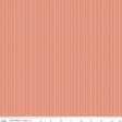 Cotton Print Fabric Juju's Petals Stripes Orange 43/44"