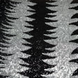 Sequin Mesh Fabric Black Silver
