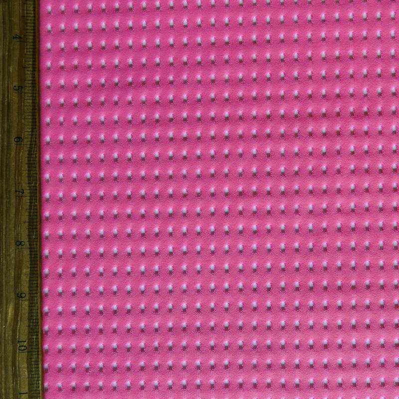 Neon Pink Jumbo Nylon Lycra Mesh Fabric