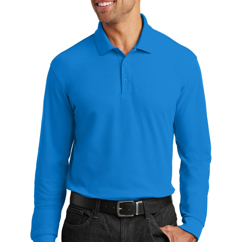 Port Authority® Long Sleeve Core Classic Pique Polo