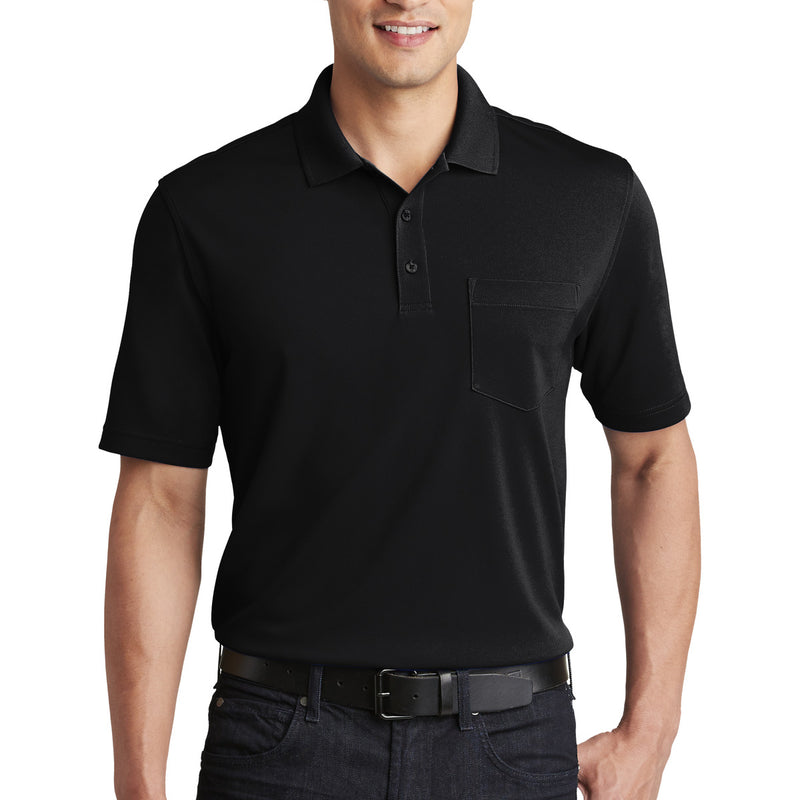 Port Authority® Dry Zone® UV Micro-Mesh Pocket Polo