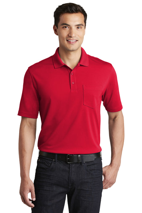 Port Authority® Dry Zone® UV Micro-Mesh Pocket Polo