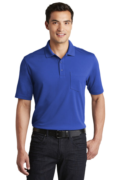 Port Authority® Dry Zone® UV Micro-Mesh Pocket Polo