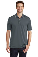 Polo con micro-malla UV Dry Zone y ribetes Port Authority®
