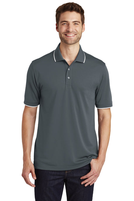 Port Authority® Dry Zone® UV Micro-Mesh Tipped Polo