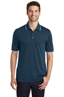 Polo con micro-malla UV Dry Zone y ribetes Port Authority®