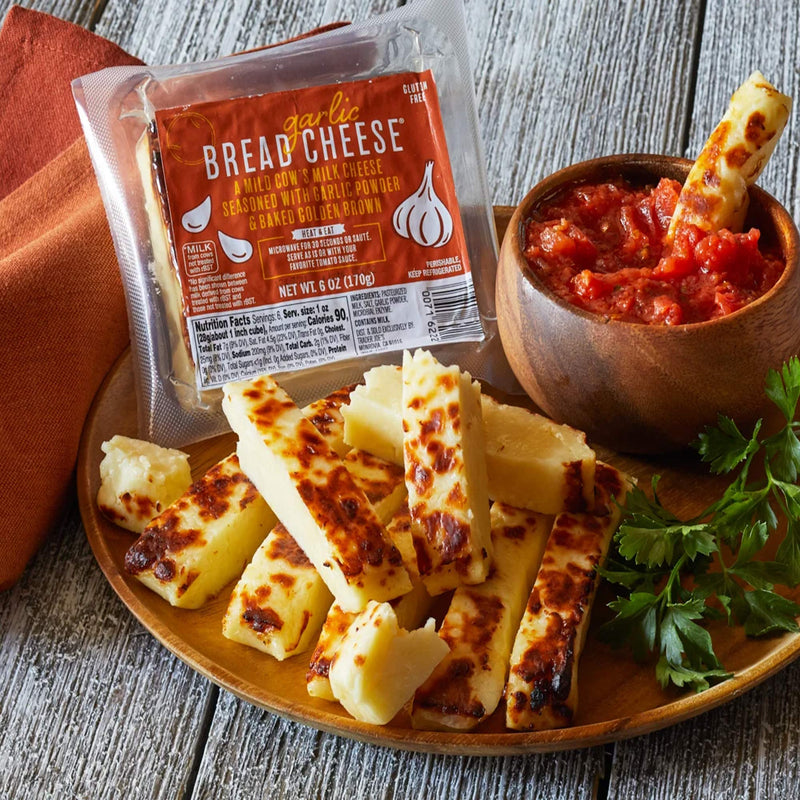 Garlic Bread Cheese Finnish Juustoleipä Style Squeaky Cheese