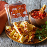 Garlic Bread Cheese Finnish Juustoleipä Style Squeaky Cheese