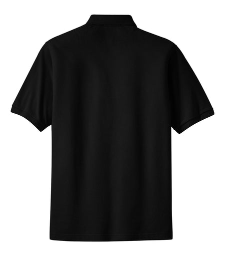 Port Authority® Heavyweight Cotton Pique Polo with Pocket
