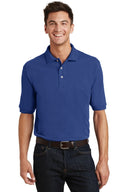 Polo de piqué de algodón pesado con bolsillo Port Authority®  