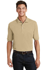 Port Authority® Heavyweight Cotton Pique Polo with Pocket