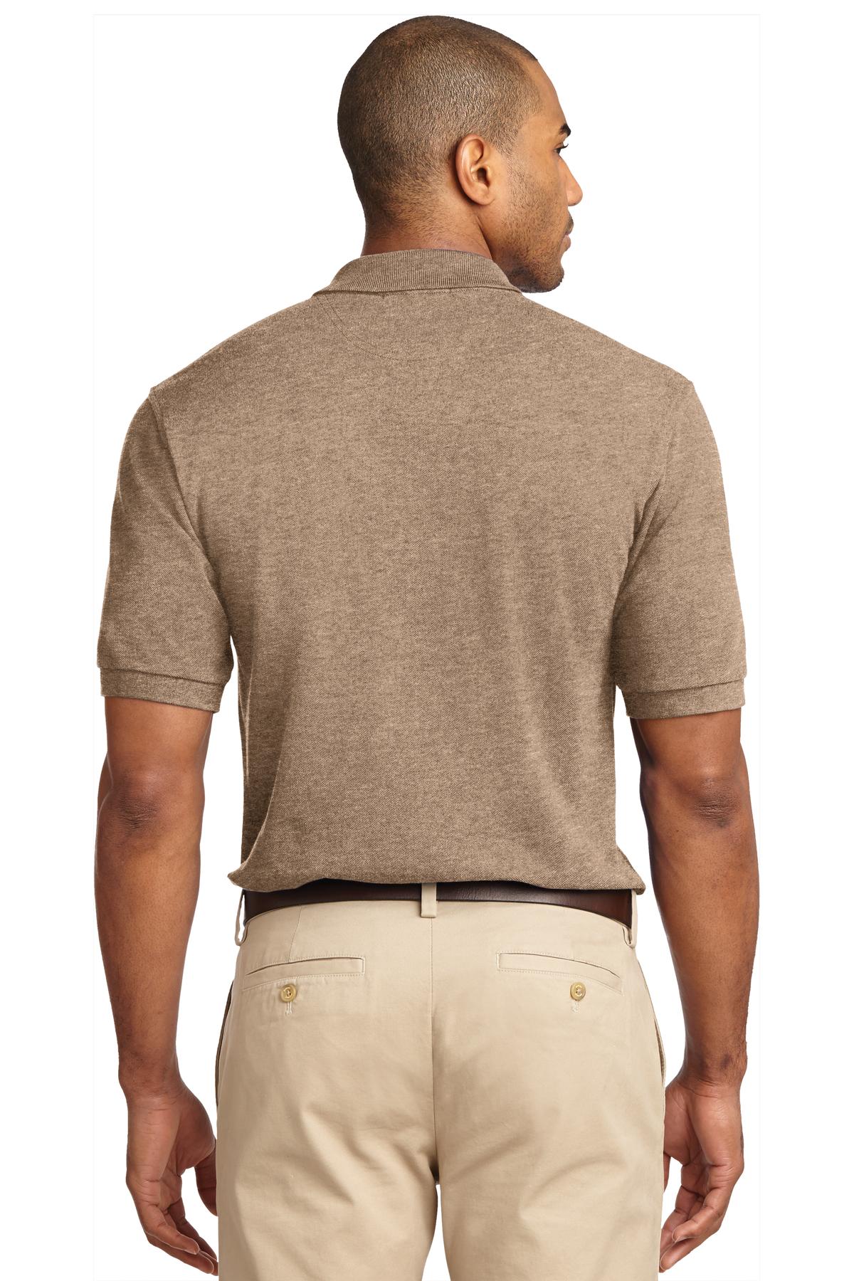 Port Authority® Heavyweight Cotton Pique Polo