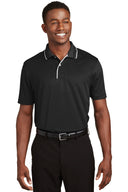 Polo Sport-Tek® Dri-Mesh® con cuello y ribetes contrastantes