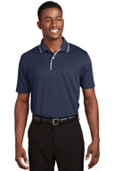 Polo Sport-Tek® Dri-Mesh® con cuello y ribetes contrastantes