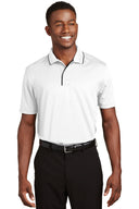 Polo Sport-Tek® Dri-Mesh® con cuello y ribetes contrastantes