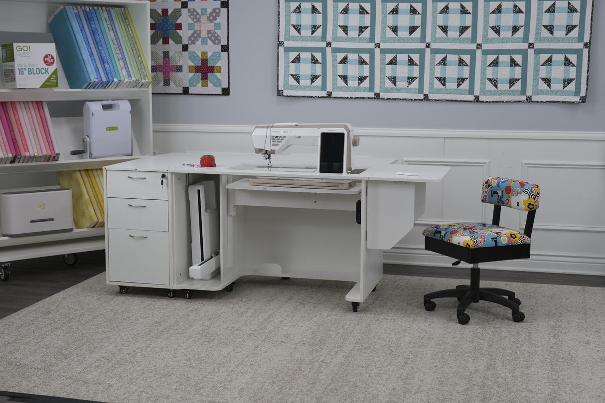 Arrow Sewing Sydney Lite XL Sewing Cabinet Ash White