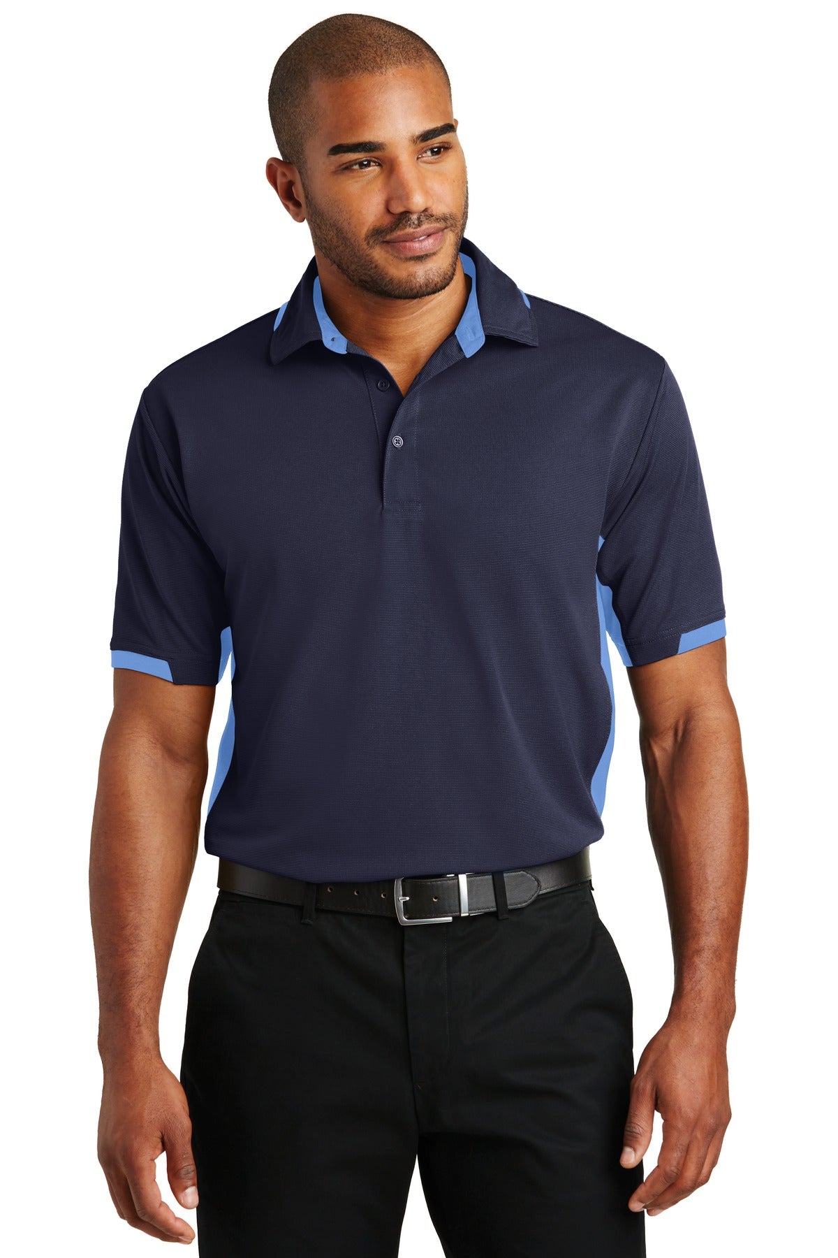 Port Authority® Dry Zone® Colorblock Ottoman Polo