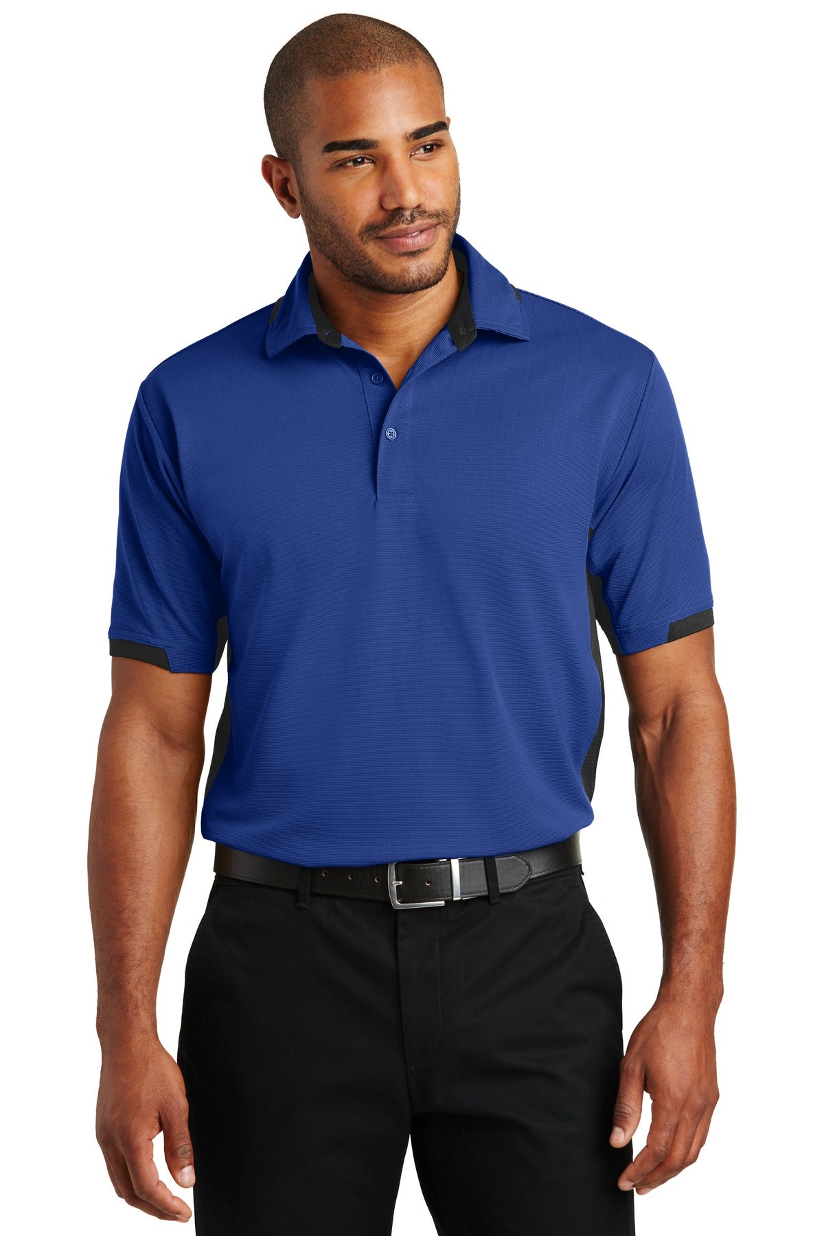 Port Authority® Dry Zone® Colorblock Ottoman Polo