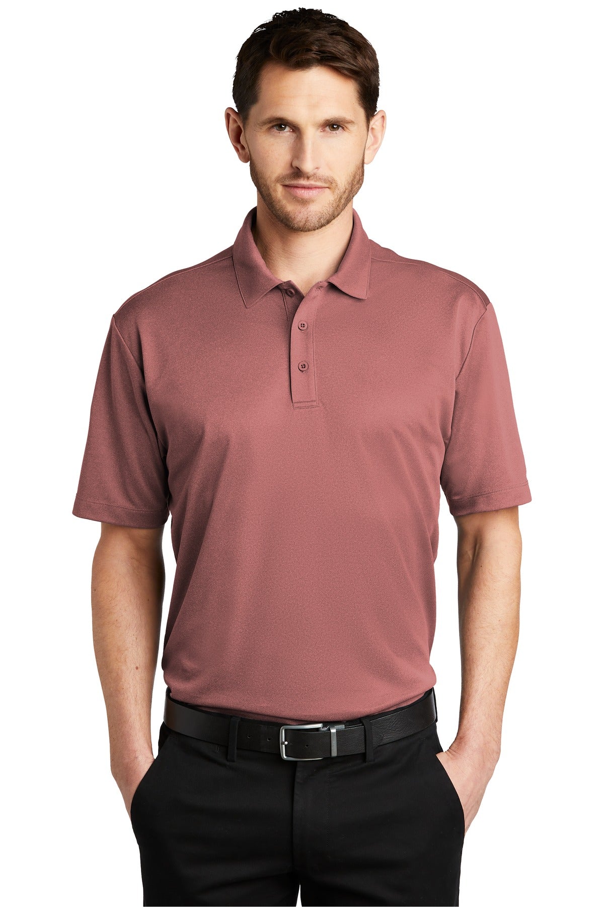 Port Authority ® Heathered Silk Touch ™ Performance Polo