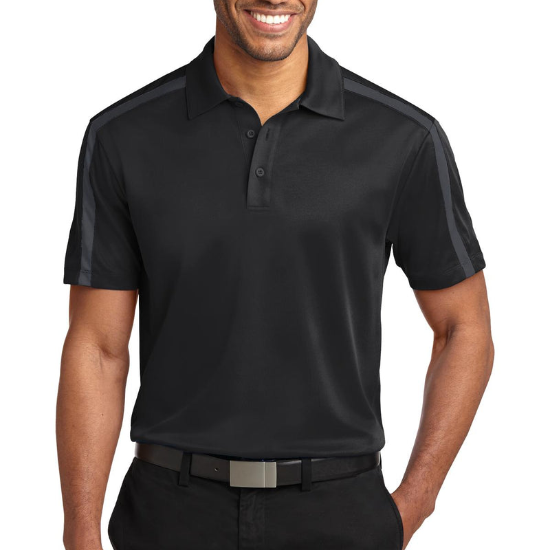 Port Authority® Silk Touch™ Performance Colorblock Stripe Polo