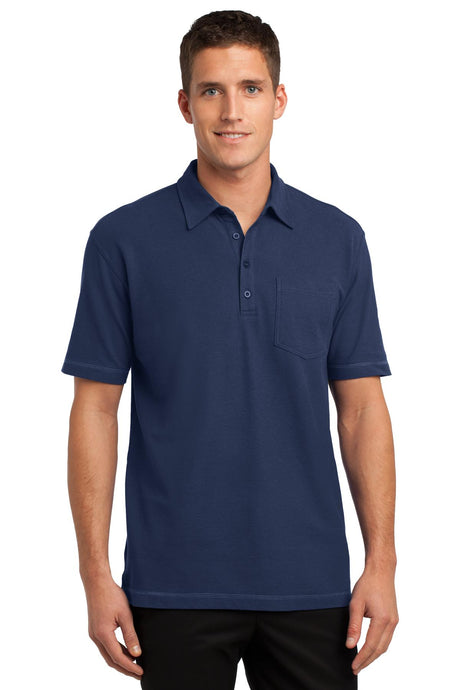 DISCONTINUED Port Authority® Modern Stain-Resistant Pocket Polo