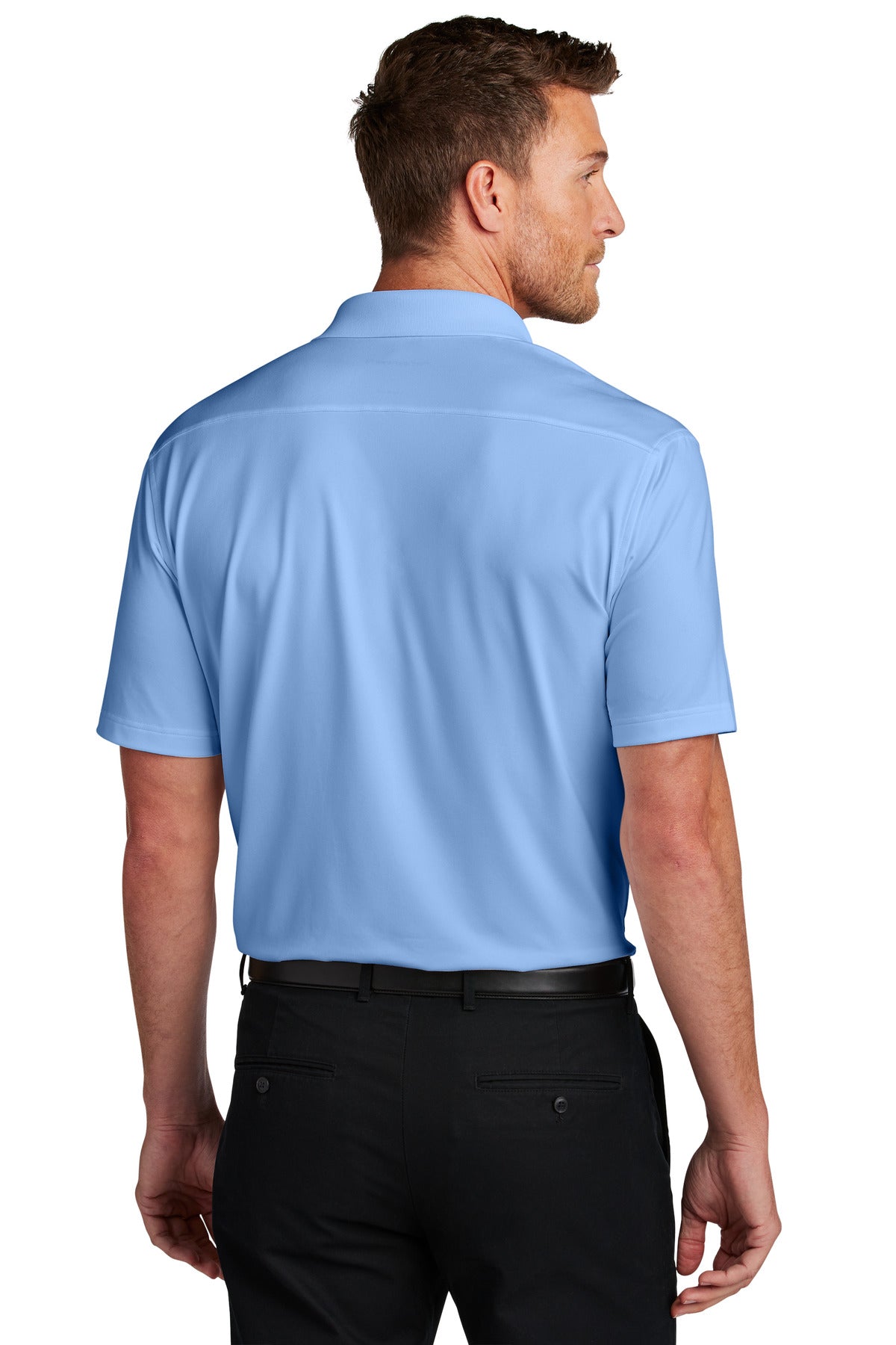 Port Authority® City Stretch Flat Knit Polo