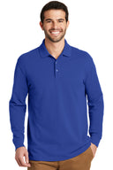 Port Authority® EZCotton® Long Sleeve Polo