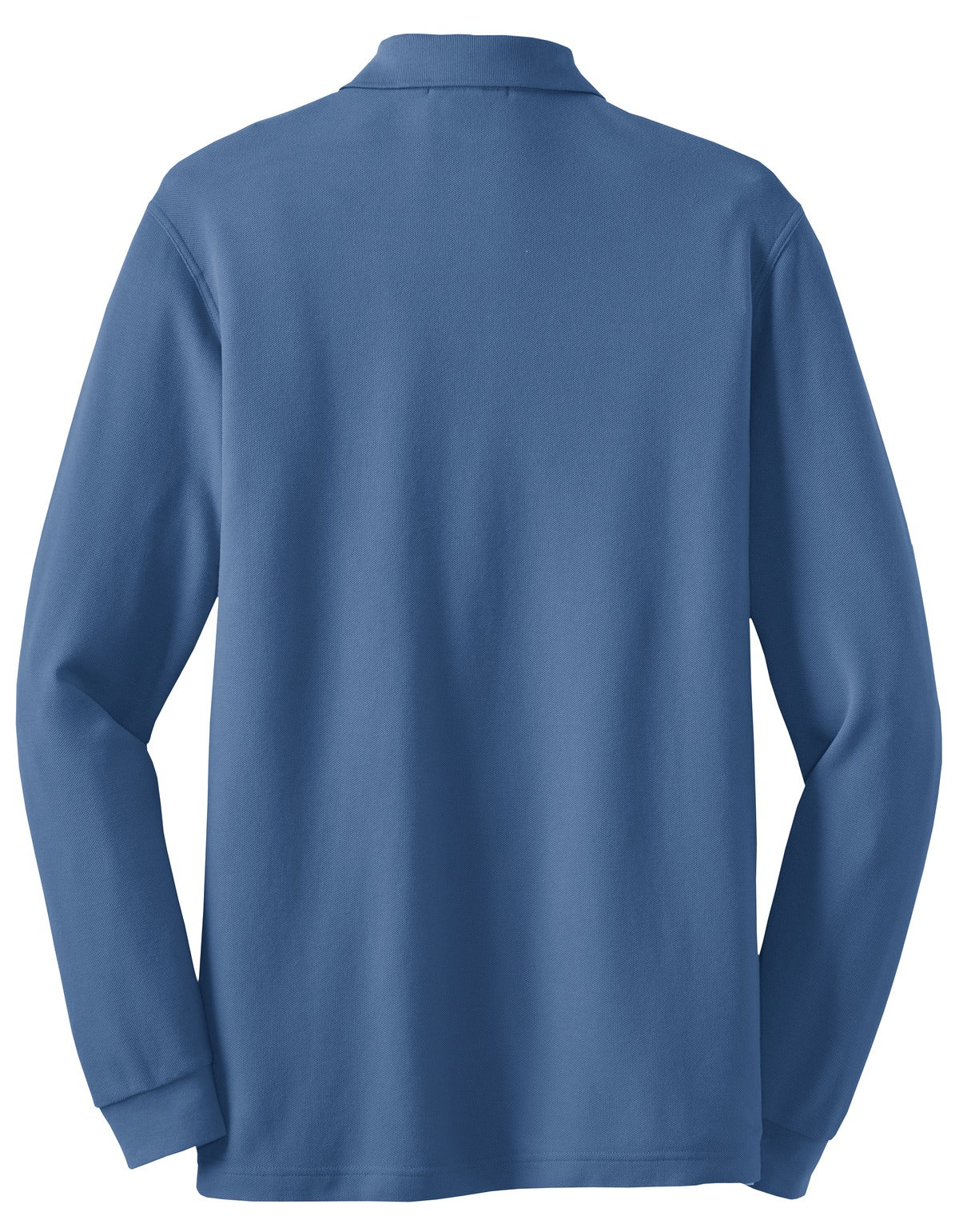 DISCONTINUED Port Authority® Long Sleeve EZCotton Pique Polo