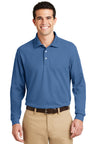 DISCONTINUED Port Authority® Long Sleeve EZCotton Pique Polo