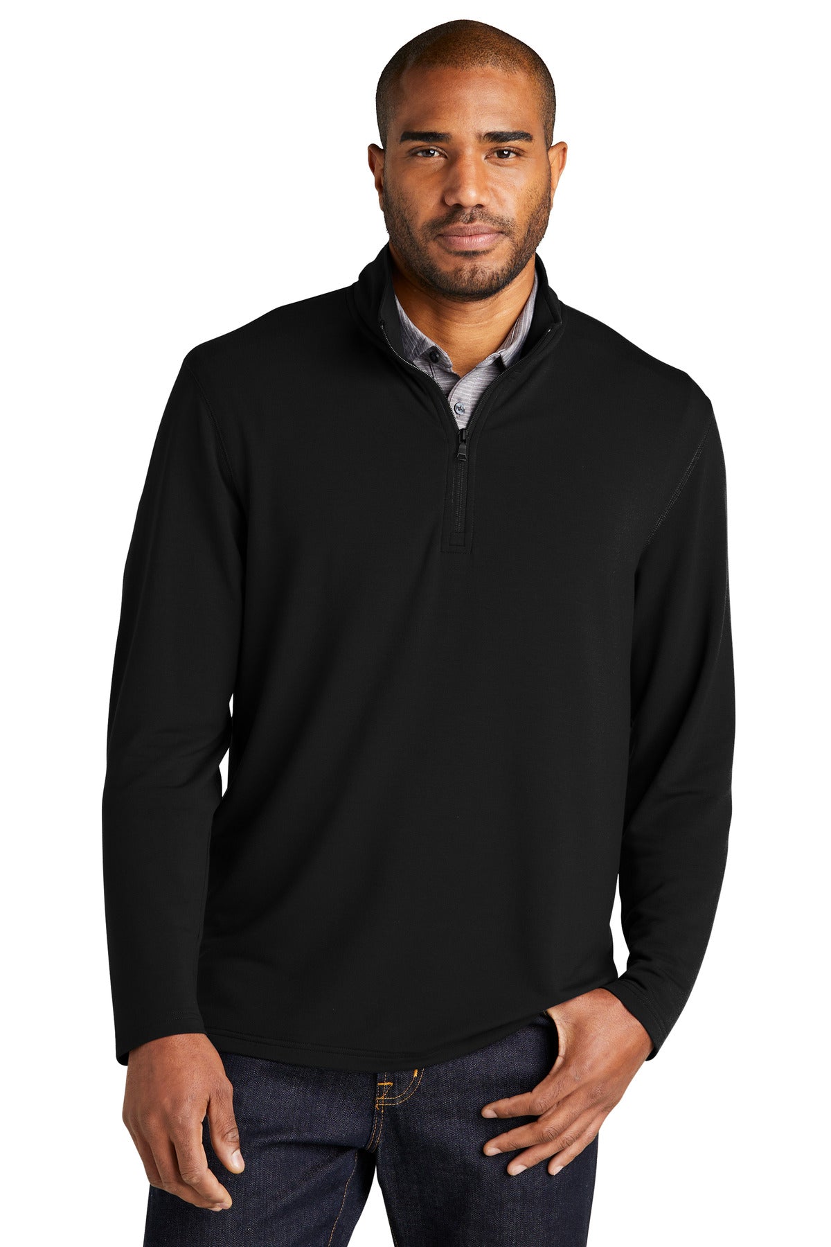 Port Authority® Microterry 1/4-Zip Pullover