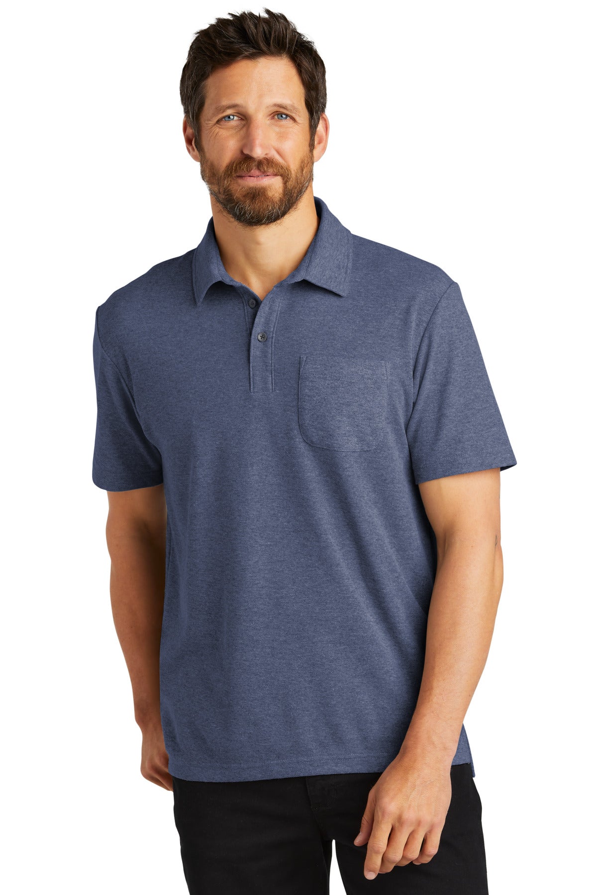 Port Authority® C-FREE® Cotton Blend Pique Pocket Polo