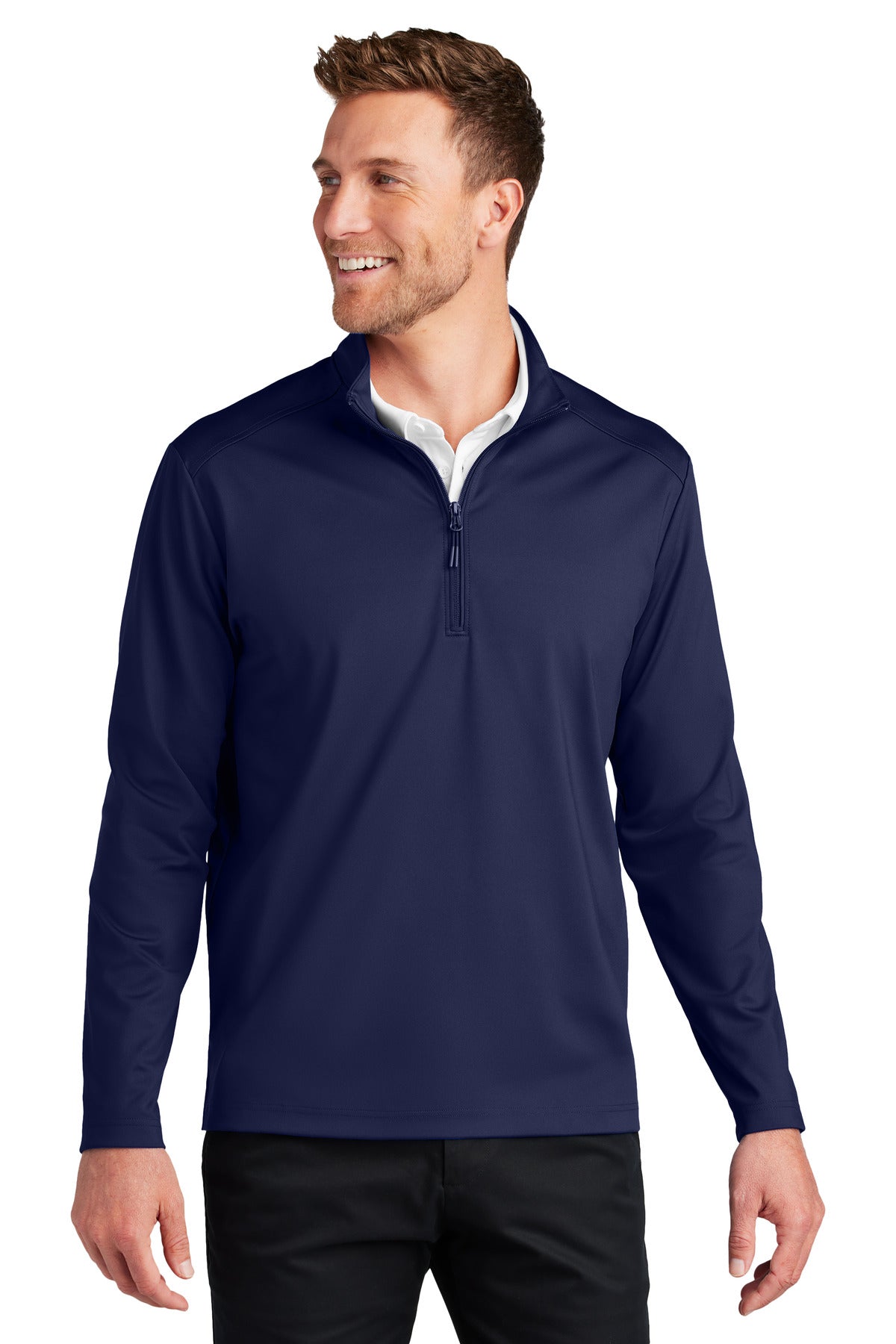 Port Authority® C-FREE® Double Knit 1/4-Zip