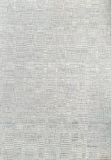 KAI 303 Polyester Fabric - Cream High-Low Abstract Pattern, Blue, Grey, Gold-Brown (5' 3" X 7' 4", 7' 9" X 10' 9", 10' X 13')