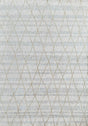 KAI 305 Polyester Fabric - Cream High-Low Texture, Blue Gray Gold-Brown Argyle Design, 5' 3" X 7' 4", 7' 9" X 10' 9", 10' X 13' (1 Unit)