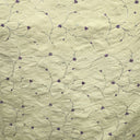 Kala Floral Embroidered Silk Dupioni Fabric - Aubergine, Blossom, Butter, Champagne, Oyster, Sage, 54" Width (1 Yard)
