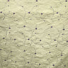 Kala Floral Embroidered Silk Dupioni Fabric - Aubergine, Blossom, Butter, Champagne, Oyster, Sage, 54" Width (1 Yard)