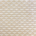 Kamali Metallic Linen Look Fabric - Diamond Geometric Pattern, Beige/Flax, 57" Width (1 Yard)