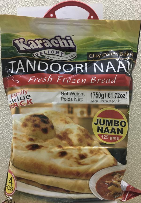 Karachi Tandoori Naan 16 Pcs In Pk