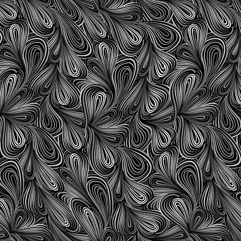 Gray Color Flow Cotton Wideback Fabric