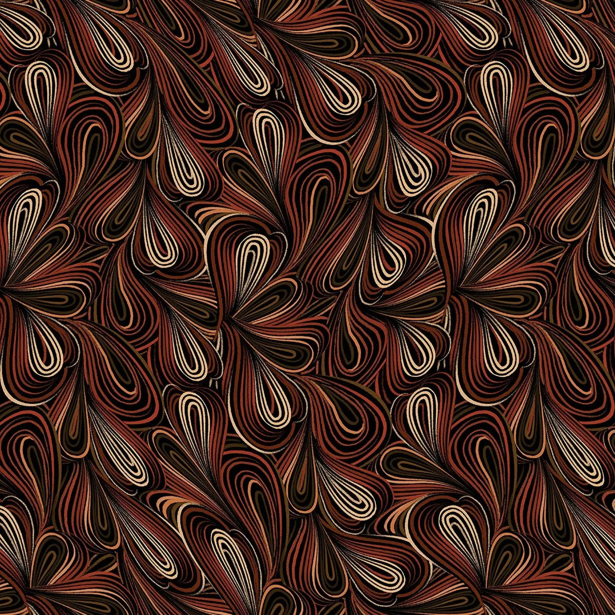 Cotton Wideback Fabric Brown Color Flow 108"