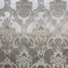 Katherine Textured Faux Silk Jacquard Fabric - Damask Pattern, 55" Width (1 Yard)